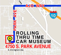 Map to Car Museum